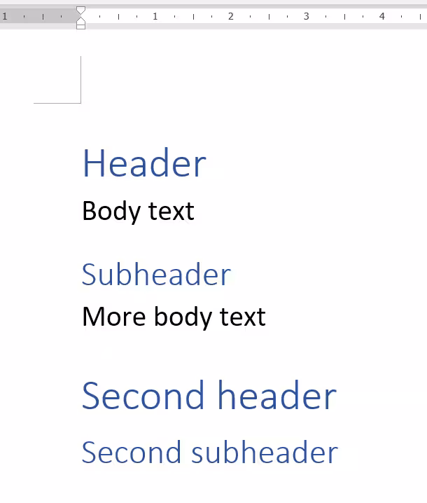 styled document